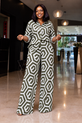 TANIA pants set - Geometric