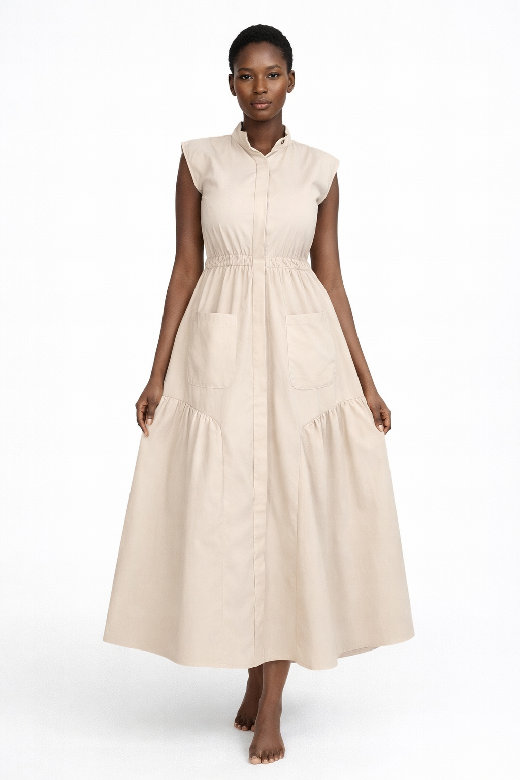 NURU shirt dress