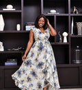 MAUA Wrap Dress - Earth Bloom