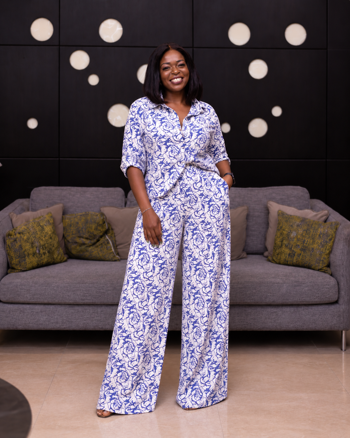 TANIA Pants set - Floral