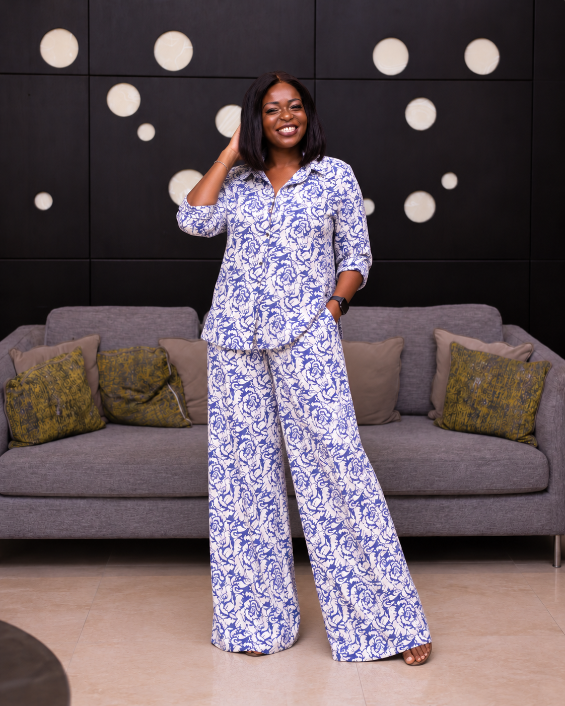 TANIA Pants set - Floral