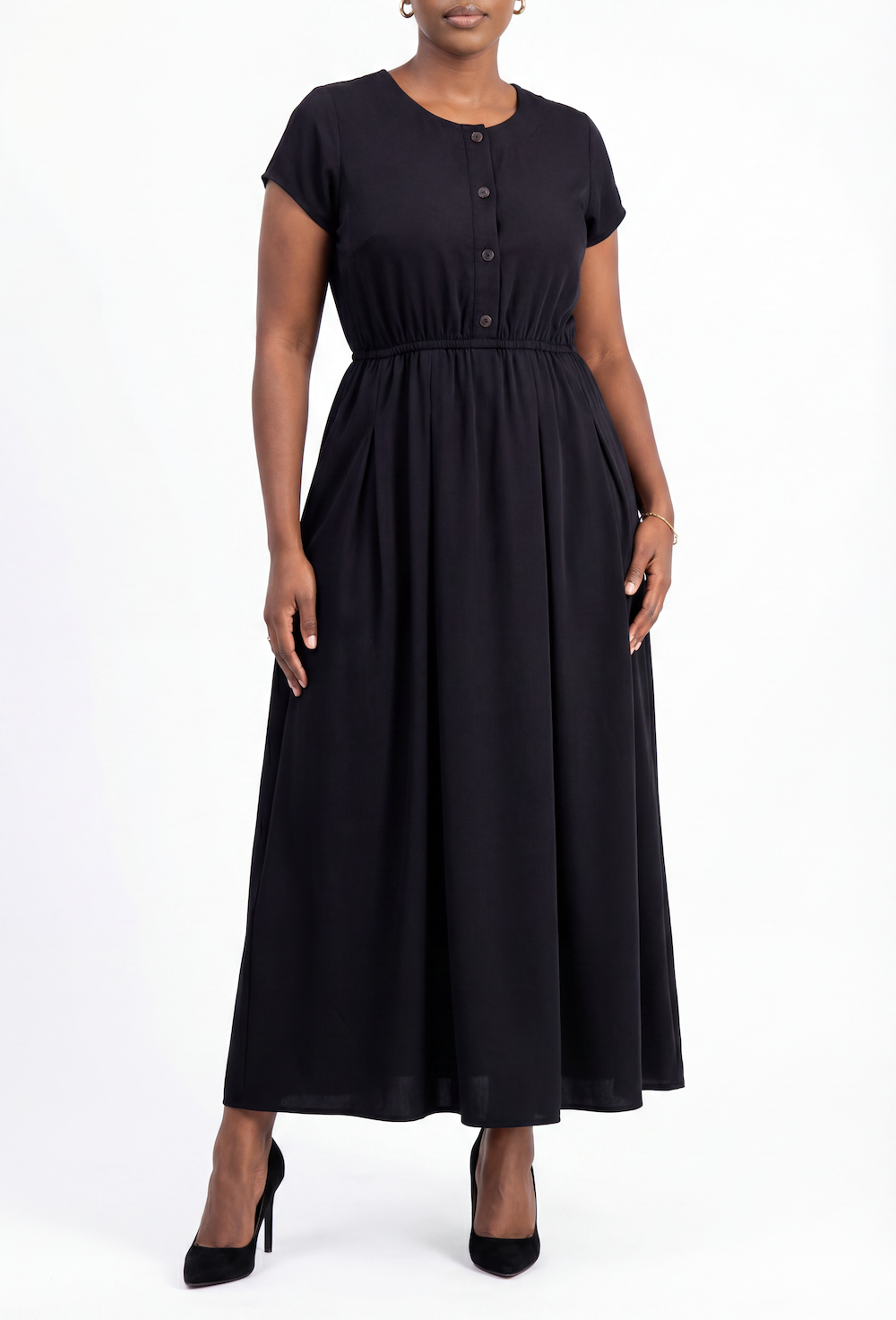 ARYA Mid-button down dress