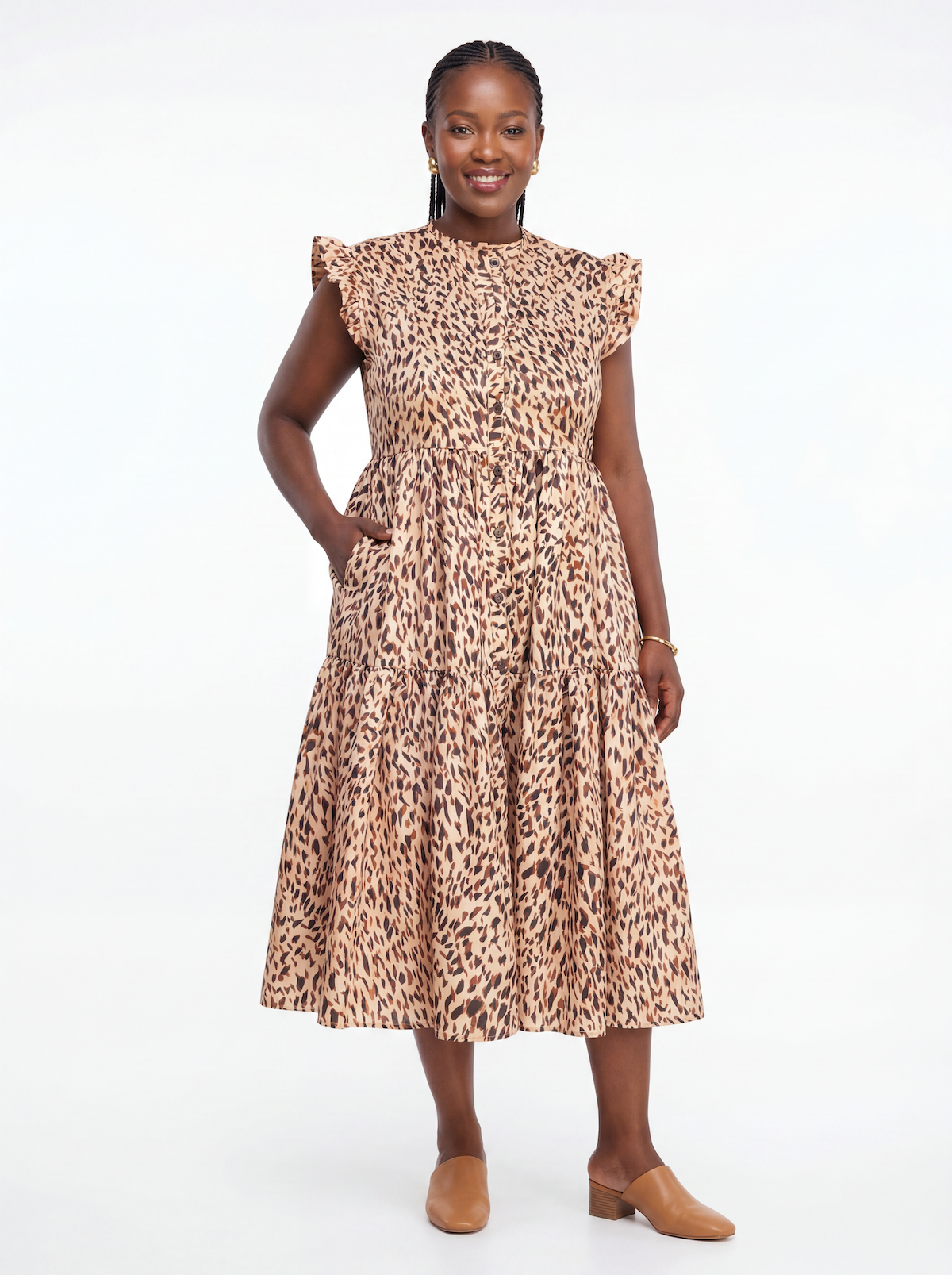 NYIKA midi dress