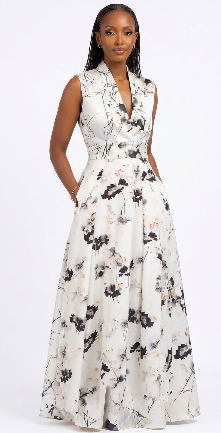 NALEDI maxi dress - Orange