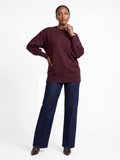 FAHARI sweater in Dark Rust
